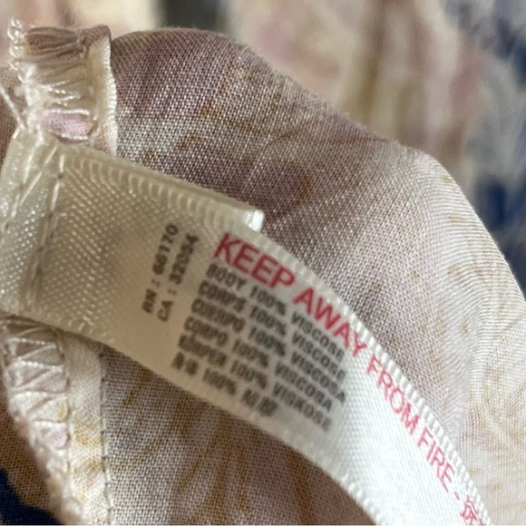 Free People Forever Yours Slip Maxi Dress in Blue Floral - Picture 15 of 15